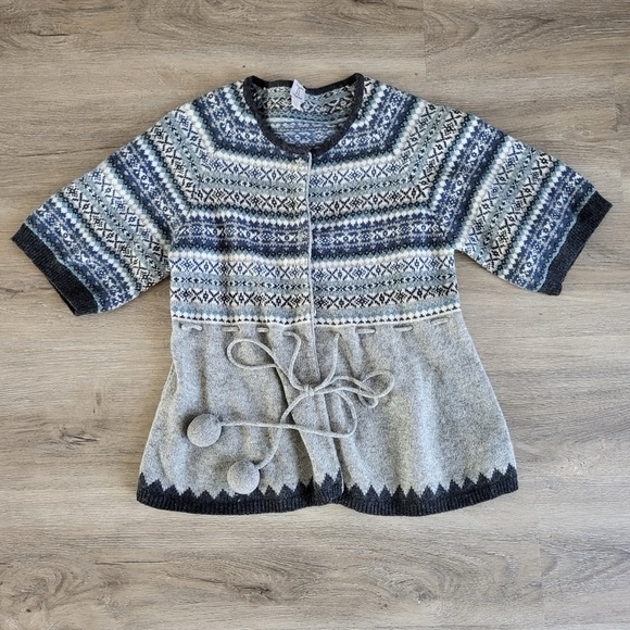 Tristan Vintage Fairisle Lambswool Cardigan - Picture 2 of 8